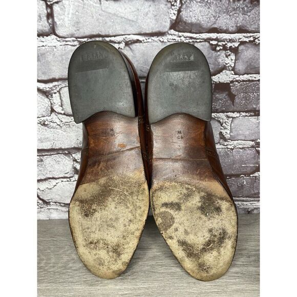 Bally Satolas Brown Leather Wingtip Tassel Loafer Dress Shoes Men Sz 10M US/43EU main image 13
